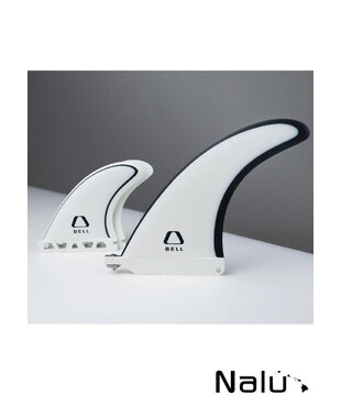 Bell Fins Single + Sides White