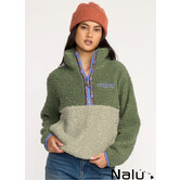 Billabong Horizon Mock Neck Half Zip Fleece Treehugger