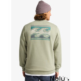 Billabong Foundation Crew Grey Green