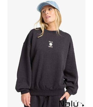 Billabong So Sunny Kendal Crew Black Pebble