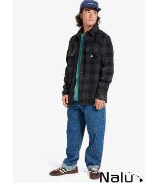 Quiksilver Bering Strait Check Shirt Black Northsea Plaid