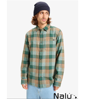 Quiksilver Motherfly Plaid Shirt Fallen Rock Motherfly Check