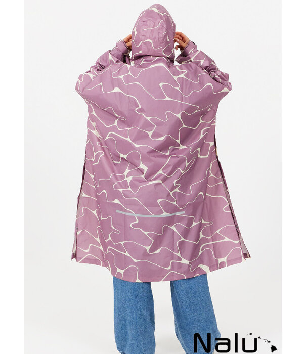 After Essentials Rain Poncho Dusty Rose