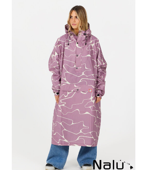 After Essentials Rain Poncho Dusty Rose
