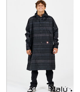 After Essentials Rain Poncho Scare Stripes