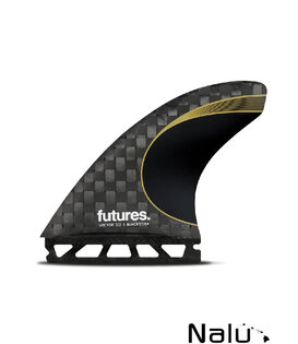 Futures Medium Vector 3/2 Blackstix Gold Thruster Fins