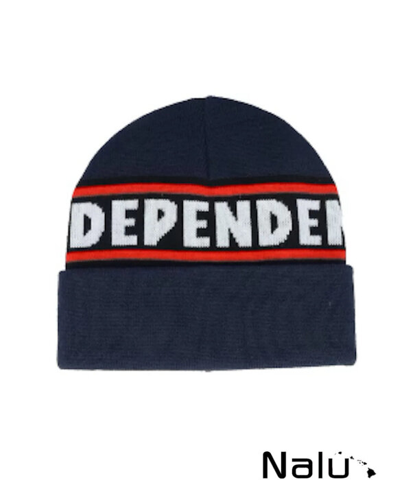 Independent Independent Bar Logo Long Shoreman Beanie Navy