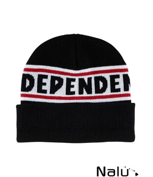 Independent Bar Logo Long Shoreman Beanie Black