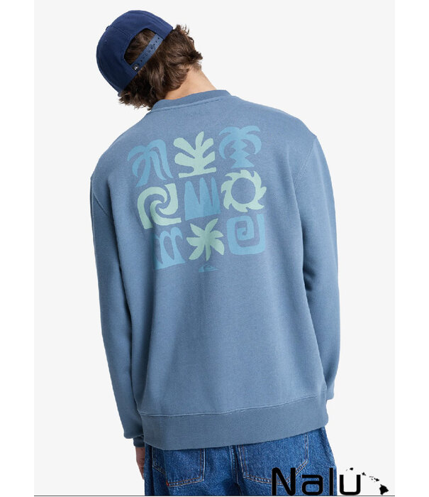 Quiksilver Quiksilver Salt Water Graphic Sweater China Blue