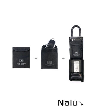 Ocean & Earth Signal Blocking Key Pouch