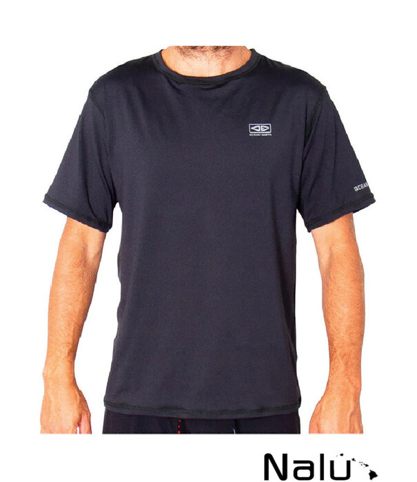 Ocean & Earth Ocean & Earth Mens Surf Short Sleeve Rash Shirt Navy Marle