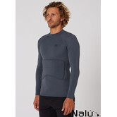 Ocean & Earth Rib Guard Padded Long Sleeve Lycra Grey