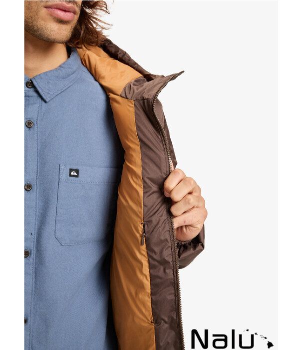 Quiksilver Quiksilver Cold Days Donsjack Chocolate Brown