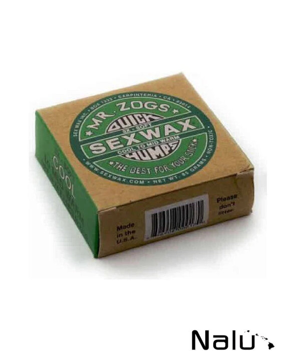 Sex Wax Sex Wax Green 3x Cool to Mid Warm 14C-23C