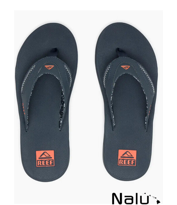 Reef Reef Fanning Navy Orange Tropic