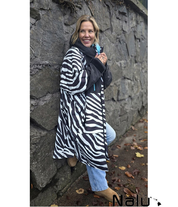 White Water White Water Poncho Hardshell Zebra
