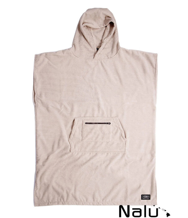 Ocean & Earth Ocean & Earth Lightweight Hooded Poncho Taupe