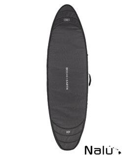 Ocean & Earth 6'8" Double Compact Hypa Shortboard Cover Black