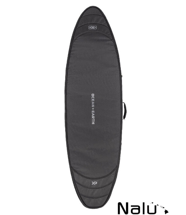 Ocean & Earth Ocean & Earth 6'8" Double Compact Hypa Shortboard Cover Black