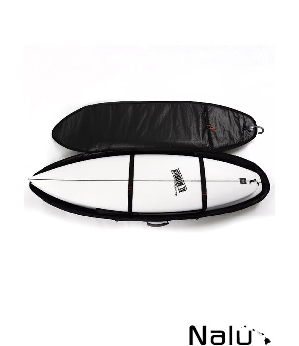 Ocean & Earth Ocean & Earth 6'8" Double Compact Hypa Shortboard Cover Black