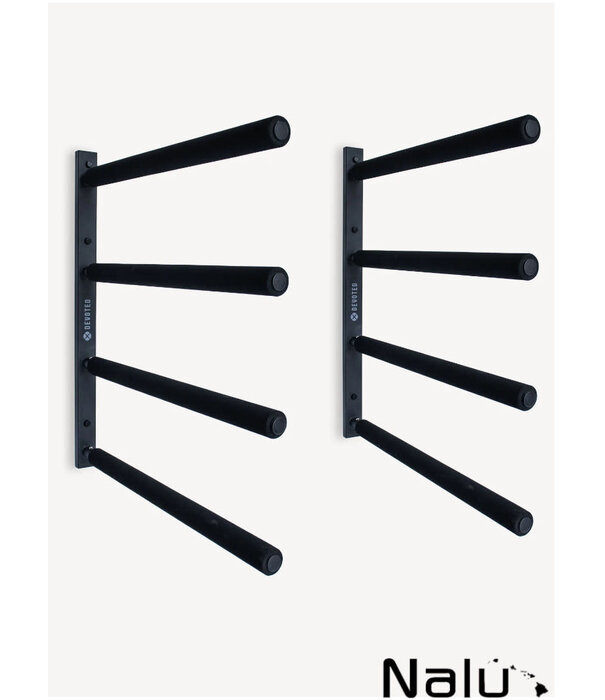 Devoted Devoted Quad Board Storage Rack Black