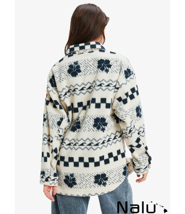 Roxy Roxy Morning Crush Shacket Pachement