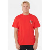 Rip Curl Eddie Would Go Retro Tee Red