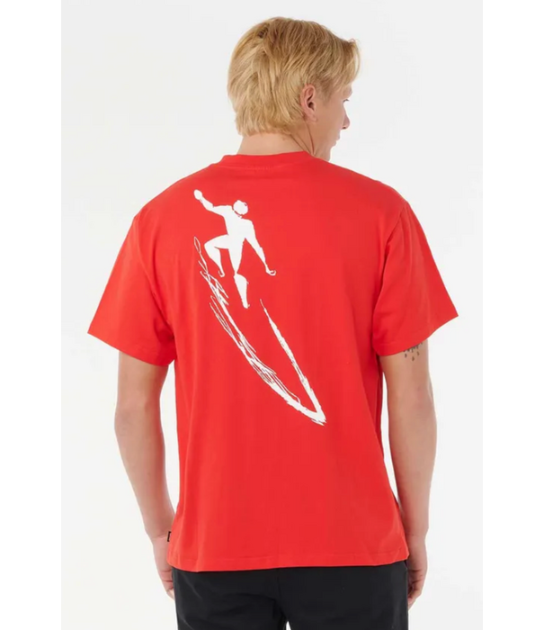 Rip Curl Rip Curl Eddie Would Go Retro Tee Red
