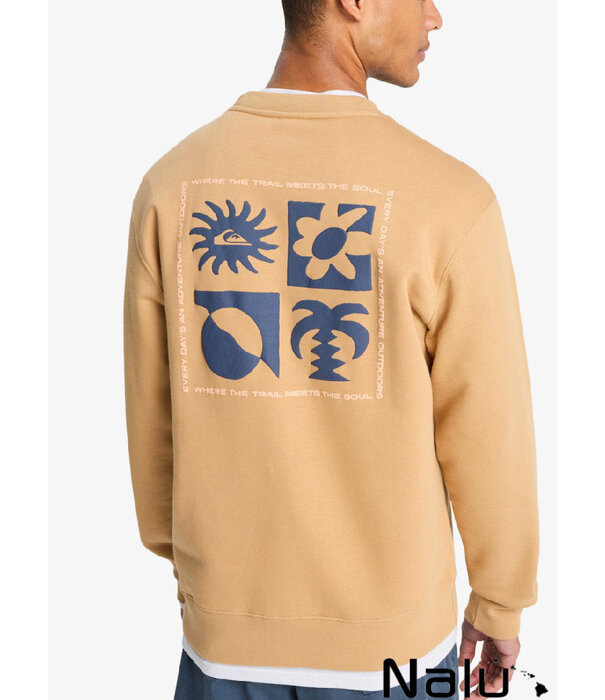 Quiksilver Quiksilver Salt Water Graphic Sweater Khaki