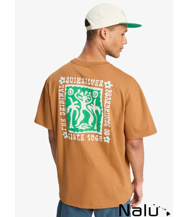 Quiksilver Quiksilver Serenity Splash T-shirt Tobacco Brown