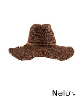 Ocean & Earth Cebu Straw Hat Brown