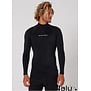 Ocean & Earth Mens Script L/S Rash Shirt Black