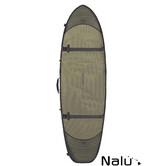 Ocean & Earth 6'4" Hypa Double Coffin Fish Shortboard Bag Khaki