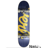 Verb 8.125 Script Logo Pushing Forward Comp. Skateboard Gold/Navy