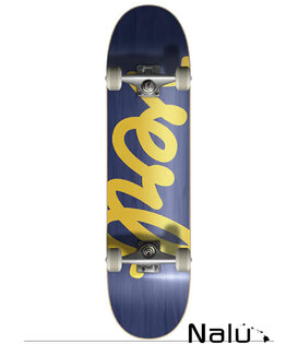 Verb 8.125 Script Logo Pushing Forward Comp. Skateboard Gold/Navy