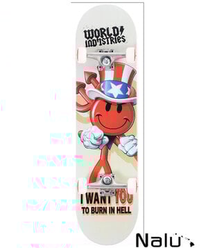 World Industries 8.25 I WANT U Complete Skateboard