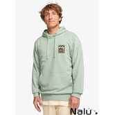 Billabong Stamp Hoodie Vintage Green