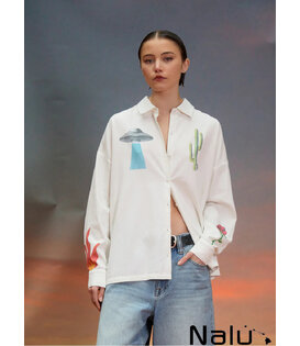 Volcom Mickey Mason Shirt Off White