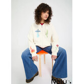 Volcom Mickey Mason Zip Up Hoodie Off White