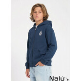 Volcom Iconic Stone Gid Zip Hoodie Dust Bowl Indigo KIDS