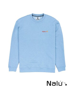 Vissla Coastal Life Eco Fleece Crewneck Fade Denim