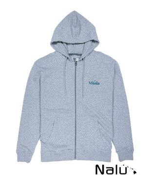 Vissla Extra Strength Eco Fleece Zip Hoodie Steel