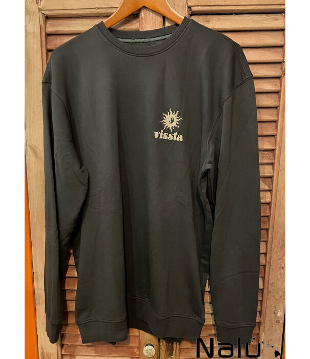 Vissla Vissla Bright Ideas Eco Fleece Crewneck  Phantom