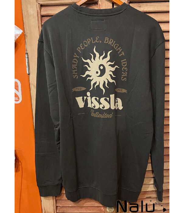 Vissla Vissla Bright Ideas Eco Fleece Crewneck  Phantom