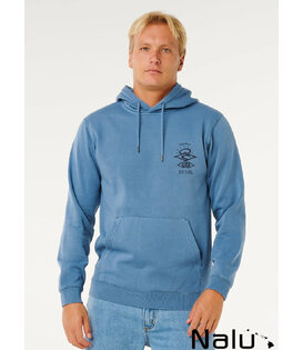 Rip Curl Search Icon Hood Fleece Bluefin