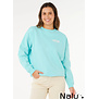 Rip Curl Surf Puff Inspired Crew Fleece Light Sea Blue