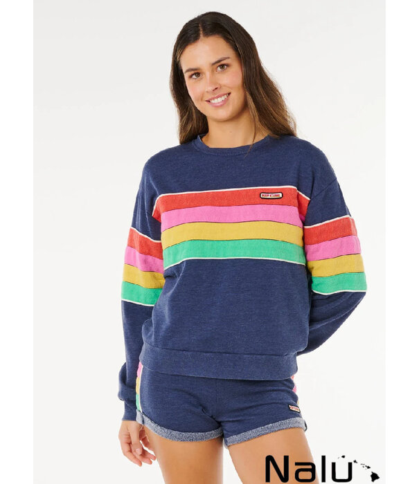 Rip Curl Rip Curl Surf Revival Relaxed Crew Fleece Dark Navy