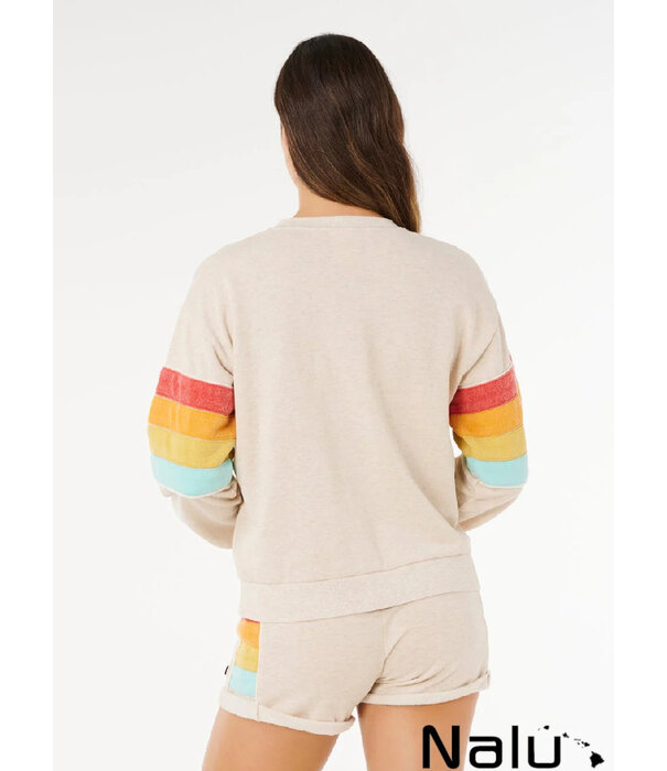 Rip Curl Rip Curl Surf Revival Relaxed Crew Fleece Oatmeal