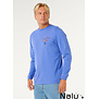 Rip Curl Fade Out Icon Long Sleeve Tee Blue Haze