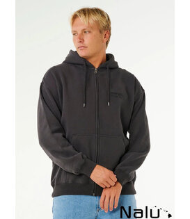 Rip Curl Surf Puff Zip Thru Fleece Black